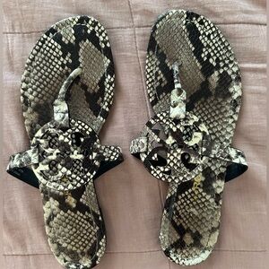 Tory Burch Snake Miller Sandals